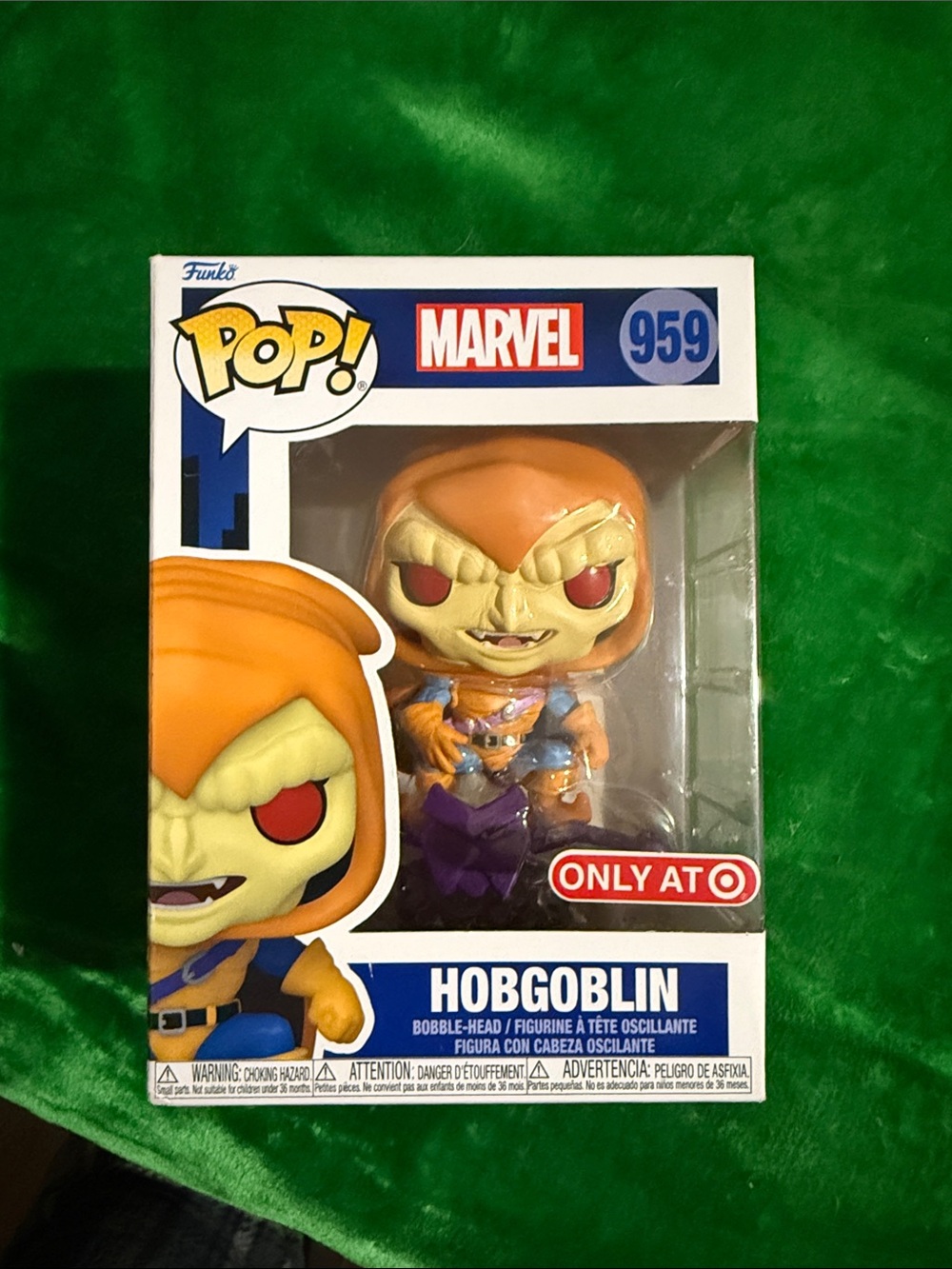 Funko Marvel Hobgoblin Pop! Vinyl Figure - Orange, Yellow, Purple, Blue, Red